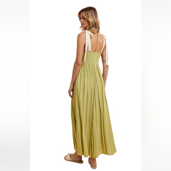 RIBBON STRAP MAXI DRESS - Picture 2 of 2